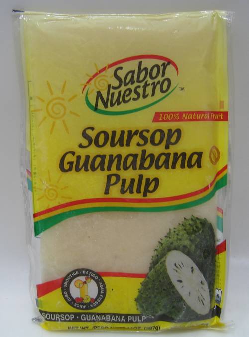 Frozen Sabor Nuestro - Soursop Guanabana Pulp - 14 oz