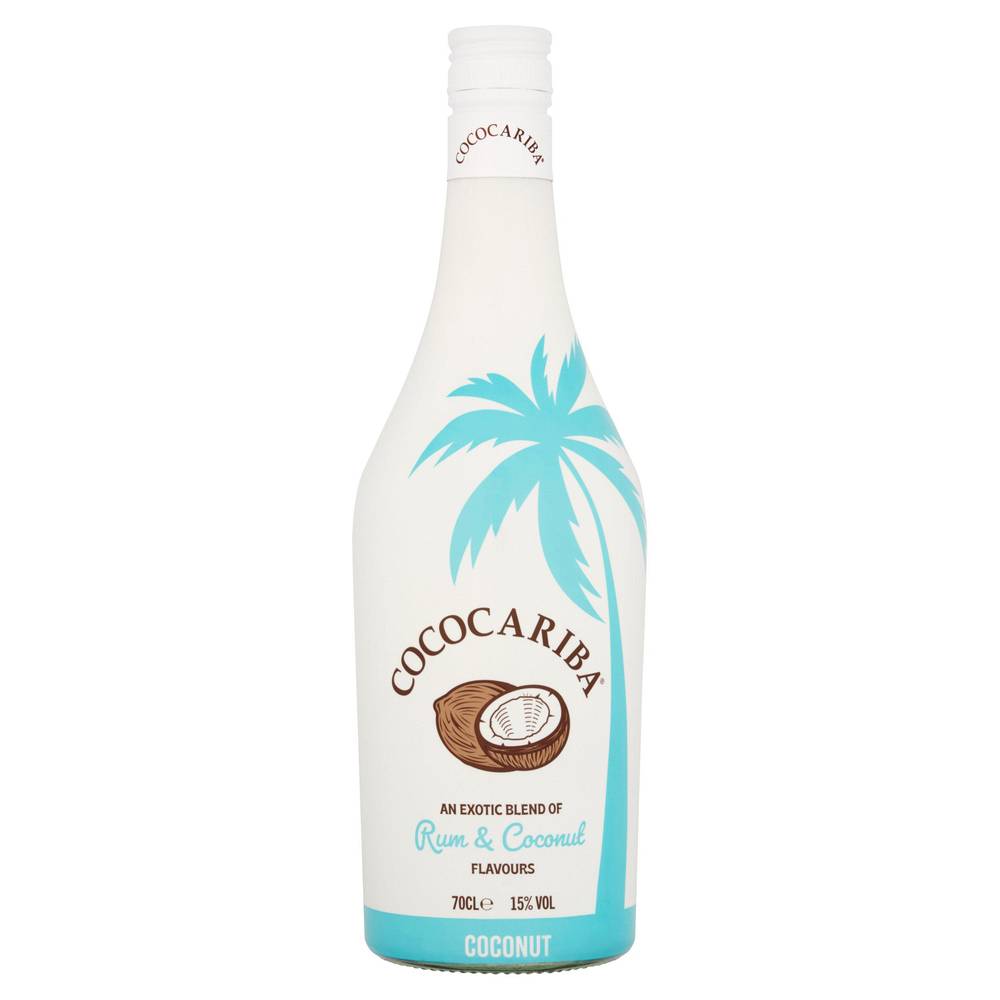 CocoCariba Tropical Alcoholic Caribbean Rum & Coconut Flavours 70cl
