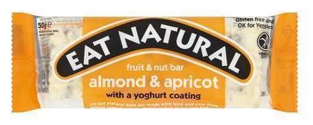 Eat Natural Fruit & Nut Bar Almond & Apricot with a Yoghurt Coating 50g