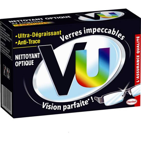 Nettoyant optique VU 24 lingettes