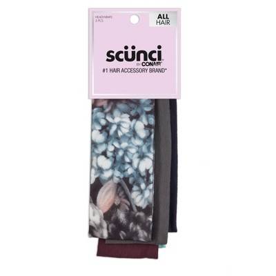 Scunci Interlock Headwraps, 2.5" (5 ct)