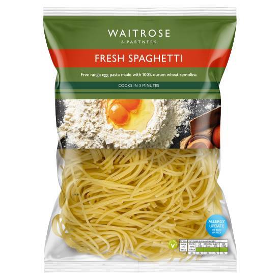 Waitrose & Partners Fresh Spaghetti (500g)