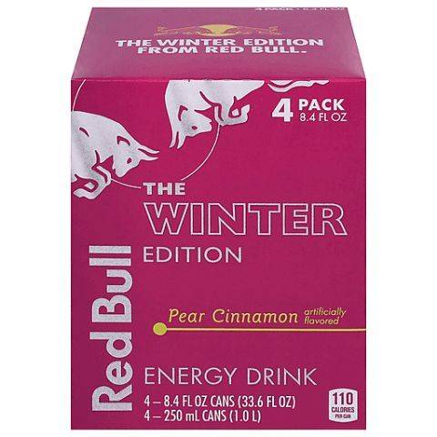 Red Bull Winter Pear Cinnamon 8.4oz 4Pack