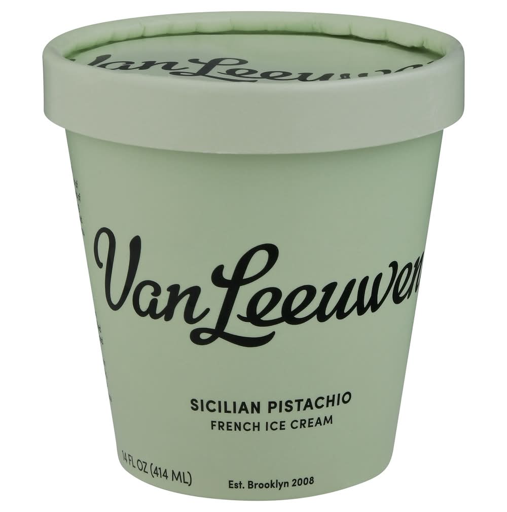 Van Leeuwen French Ice Cream, Sicilian Pistachio (14 fl oz)