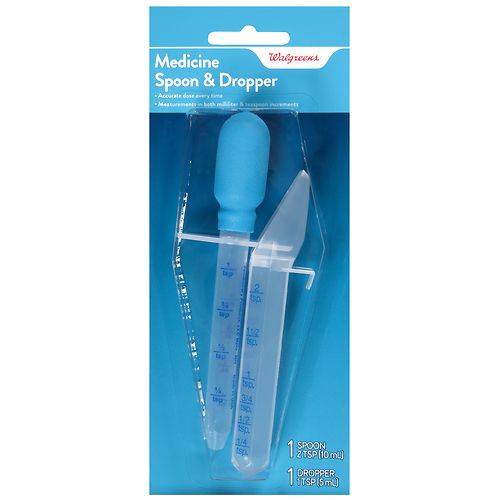 Walgreens Medicine Spoon & Dropper - 1.0 ea