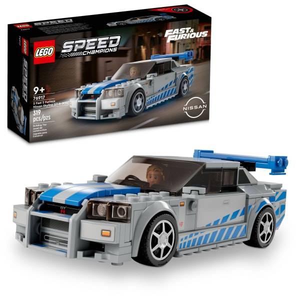 Lego Speed Champions 2 Fast 2 Furious Nissan Skyline Pieces Gt-R R34 76917