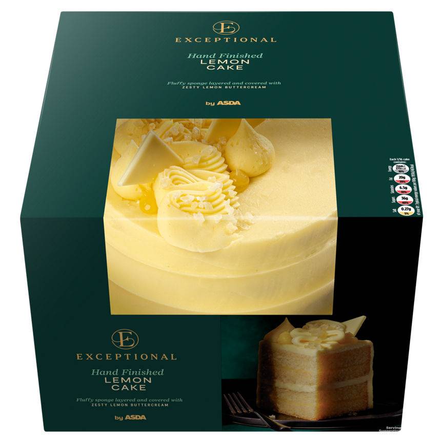 ASDA Exceptional Lemon Cake