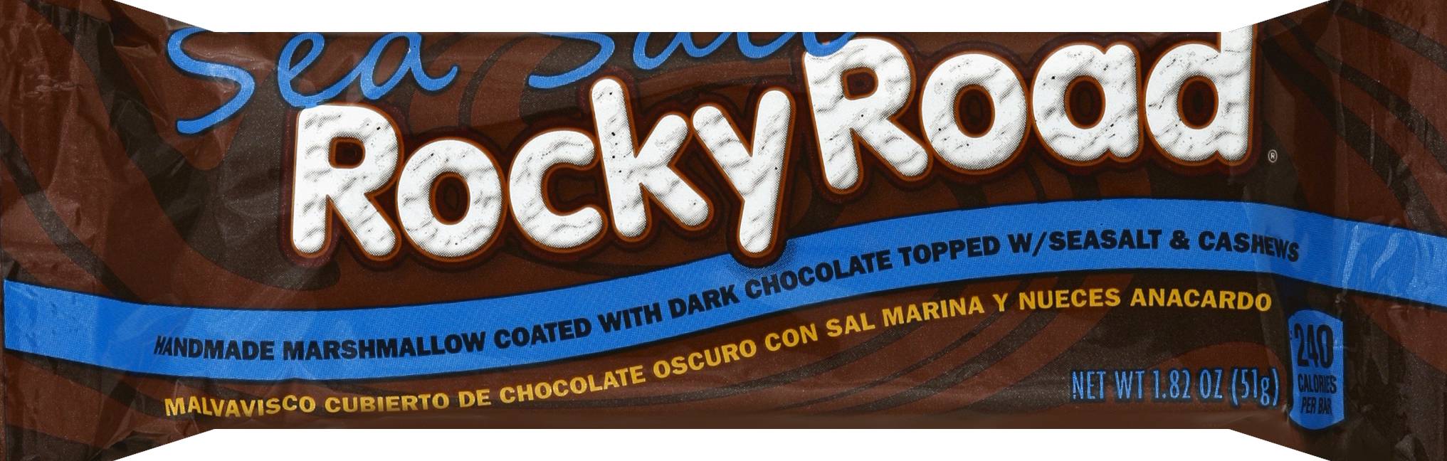 Rocky Road Marshmallow Coated With Dark Chocolate & Sea Salt (1.9 oz)