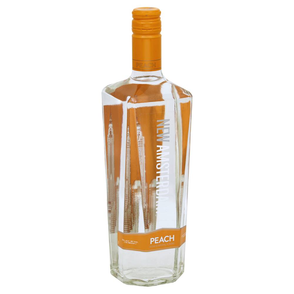 New Amsterdam Exceptionally Smooth Vodka, Peach (750 ml)