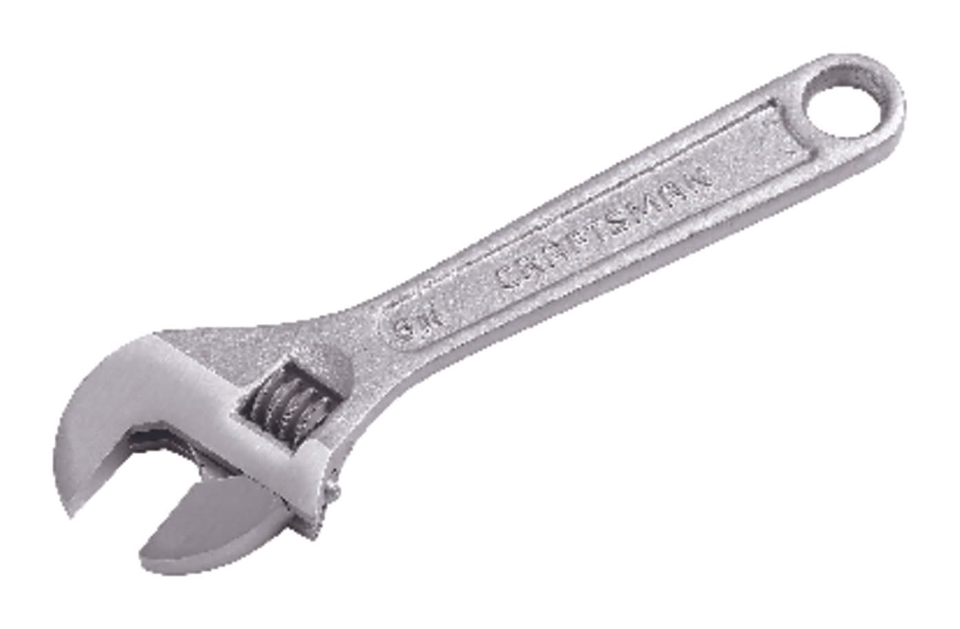 Craftsman Metric And Sae Adjustable Wrench 6 In. L 1 Pc