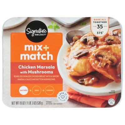 Signature Select Mix + Match Meal (chicken marsala with mushrooms)