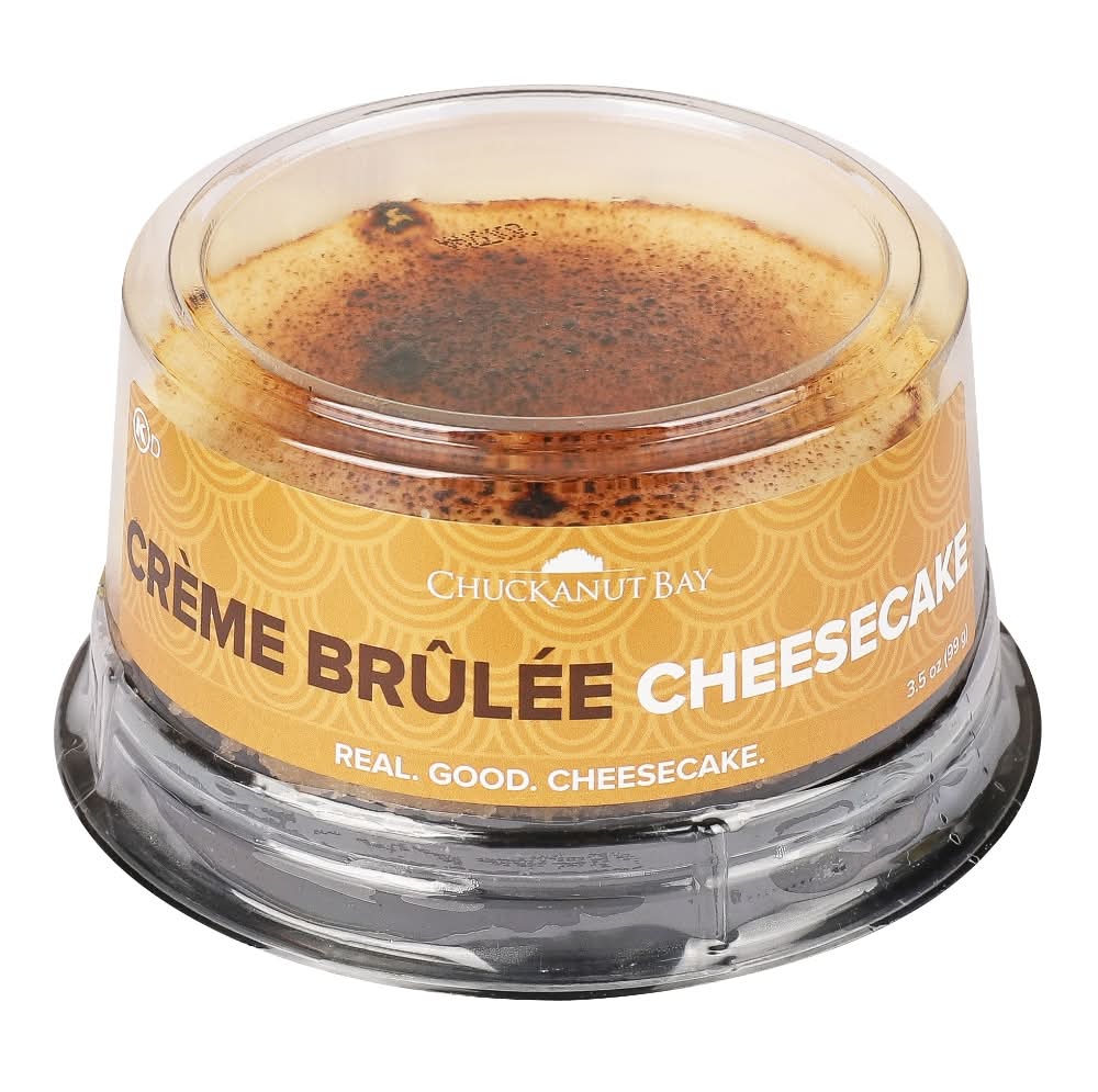Chuckanut Bay Cream Brulee Cheesecake