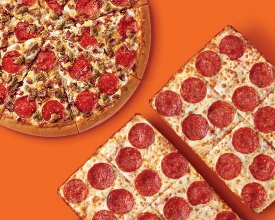 #11 - DEEP!DEEP! Dish Pepperoni Pizza & Large Pizza