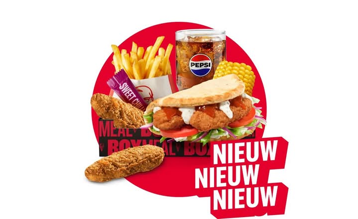 Kebab Zinger Veggie Box Meal