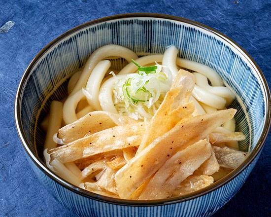 さぬき ごぼう天かけうどん Sanuki Udon Noodle Soup with Burdock Tempura