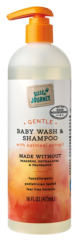 Little Journey Gentle Baby Wash & Shampoo With Oatmeal Extract (16 fl oz)