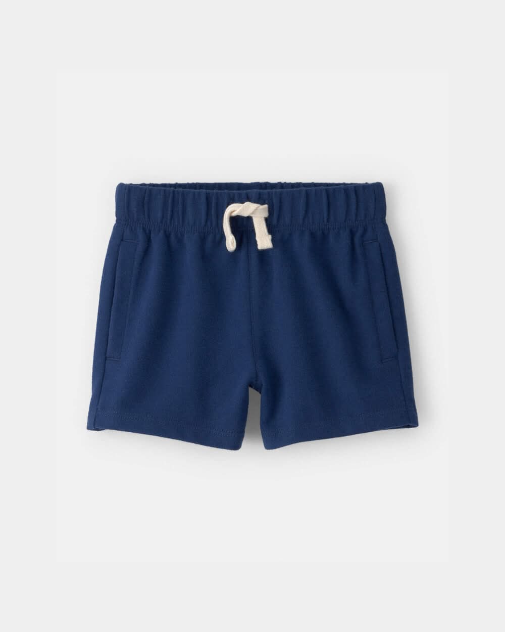 Baby Boy French Terry Shorts - Navy Blue - 18M