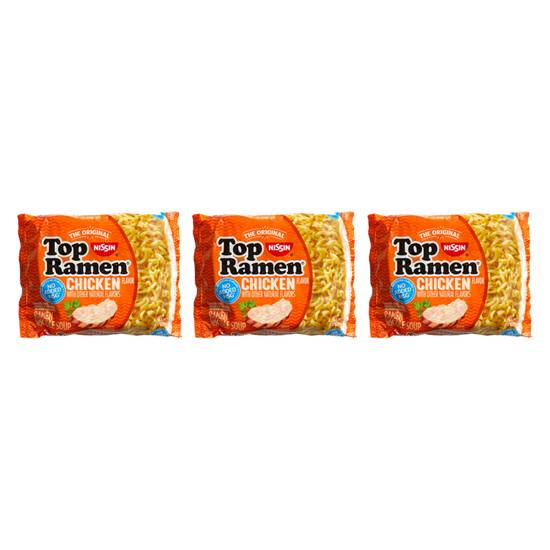 Order Nissin Top Ramen Chicken Flavor Bundle food online from Everyday Needs by Gopuff store, New Haven on bringmethat.com