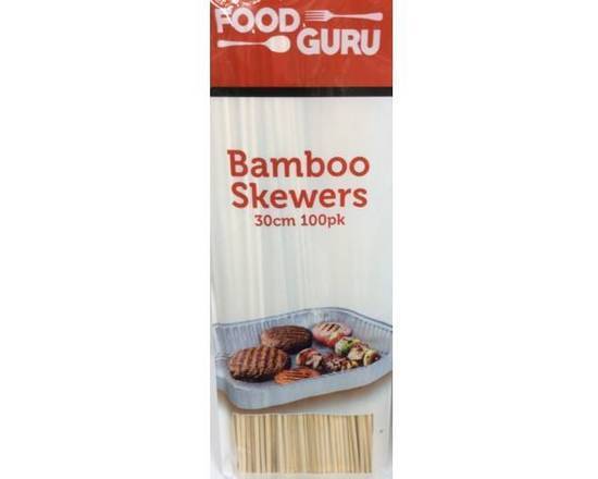 Food Guru Bamboo Skewer 23cm (100Pack)