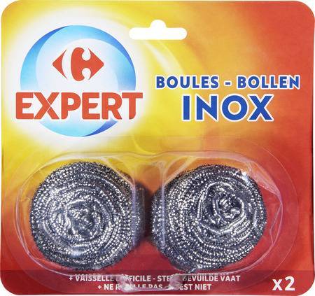 Carrefour Extra - Éponges spirale inox