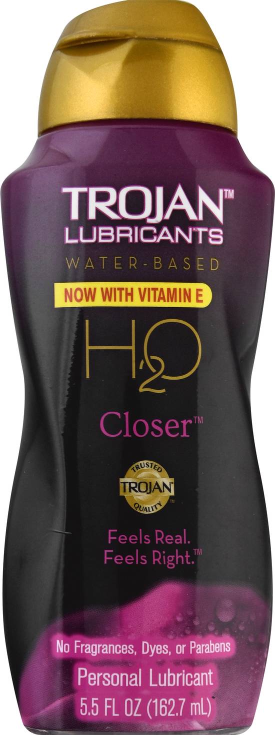Trojan Water Based H2o Closer Personal Lubricant