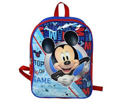 "Top of My Game" Blue Mickey Mouse Kids' Backpack