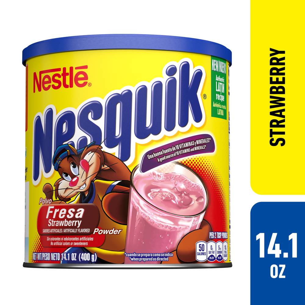 Nesquik Strawberry Powder Drink Mix (14.1 oz)