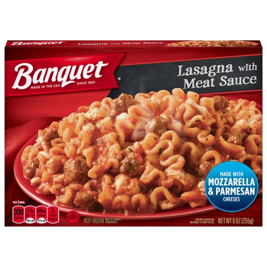 Banquet Lasagna With Meat Sauce (9 oz)