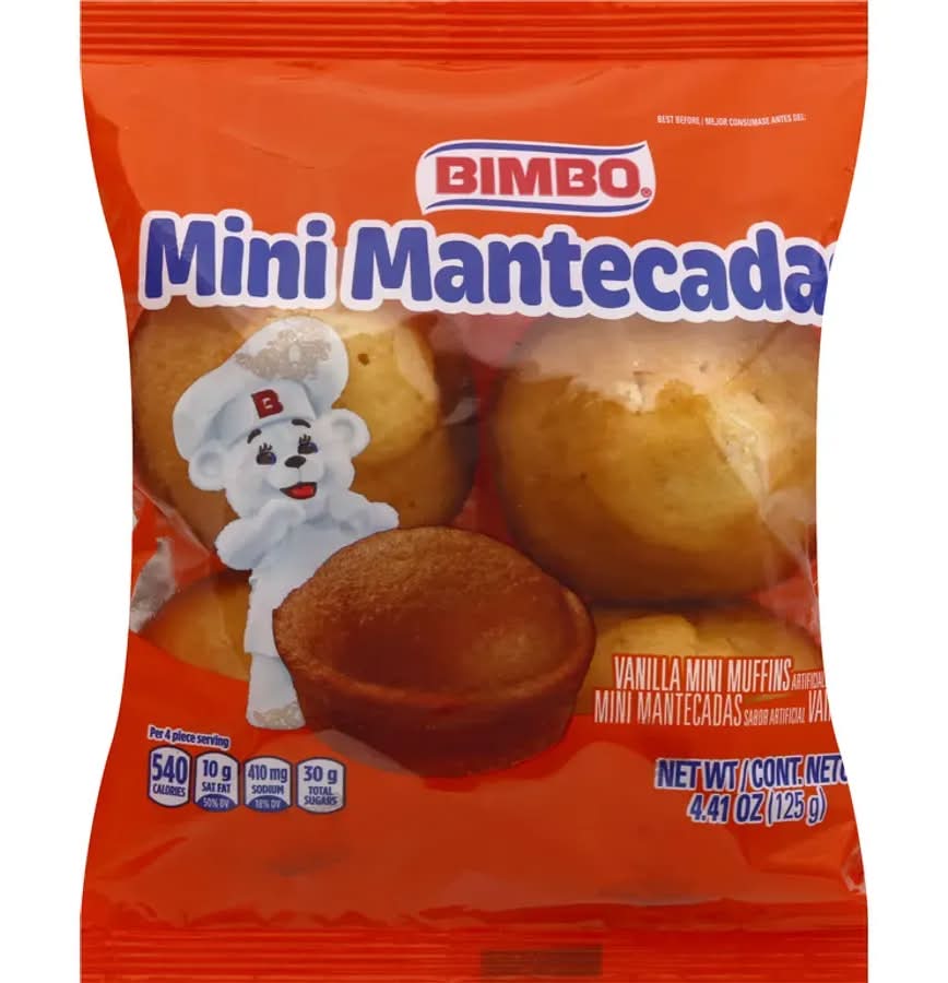 Bimbo Mini Mantecadas Vanilla Muffins