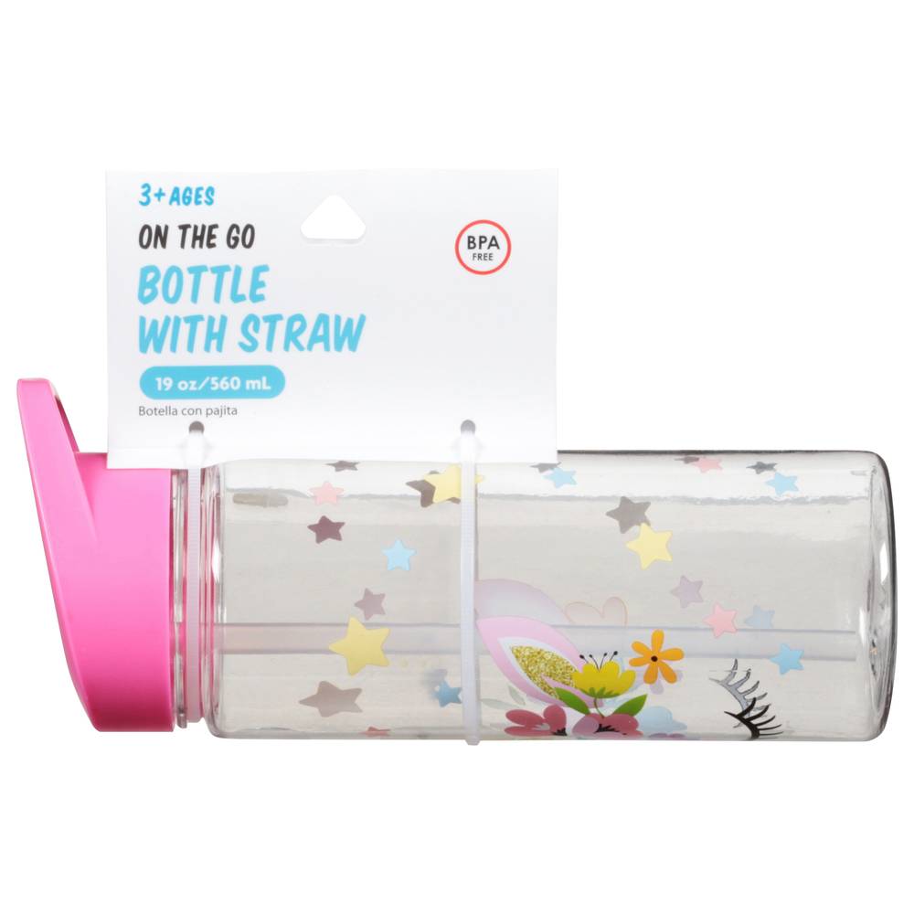 On the Go! Bottle With Straw