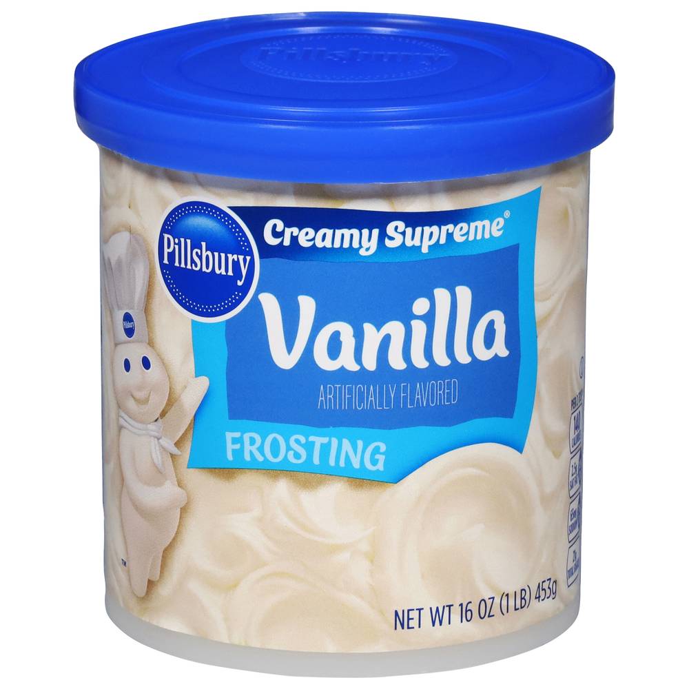 Pillsbury Creamy Supreme Frosting, Vanilla (1 lbs)