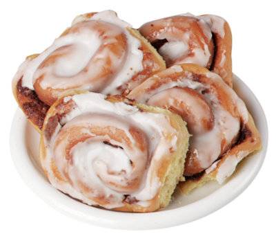Bakery Cinnamon Rolls With Cream Cheese - 4 Count