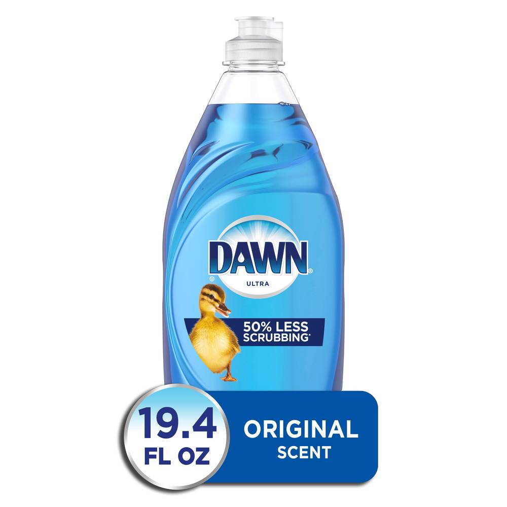 Dawn Ultra Dishwashing Liquid Dish Soap, Original Scent, 19.4 Fl Oz