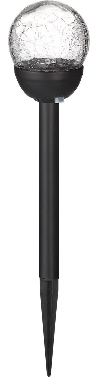 Living Accents Black Solar Powered 0.06 W Led Pathway Light 1 Pk