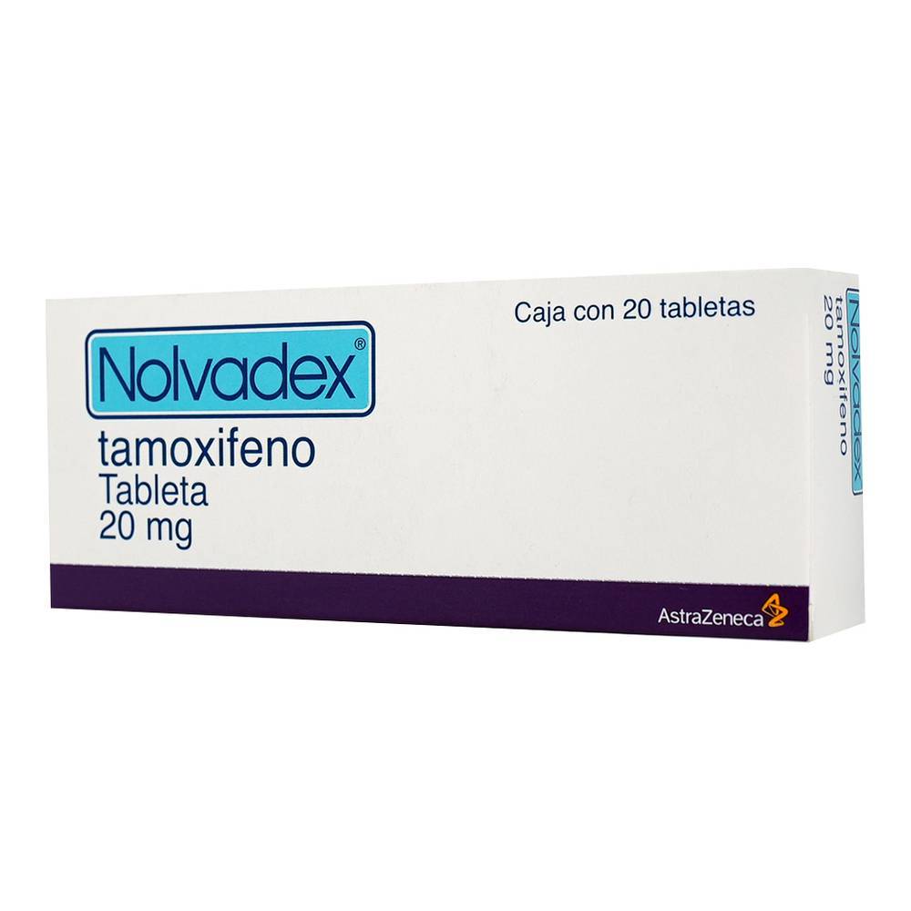 Astrazeneca nolvadex 20 mg 20 tabs (tamoxifeno 1 pza)