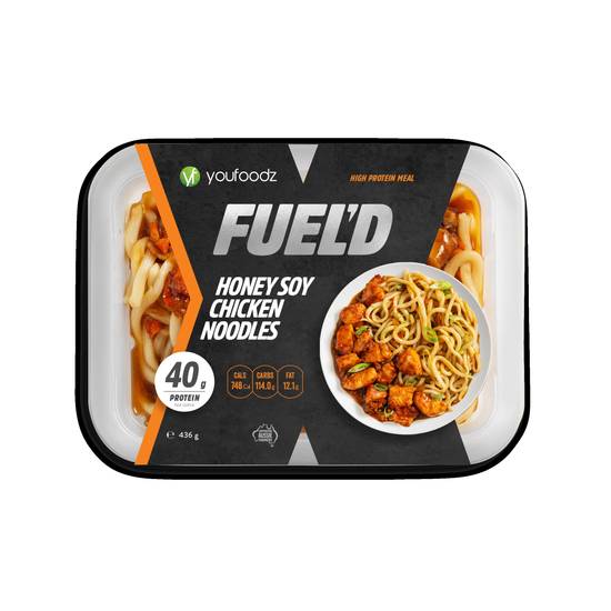 Youfoodz Fuel'd Honey Soy Chicken Noodles 416g