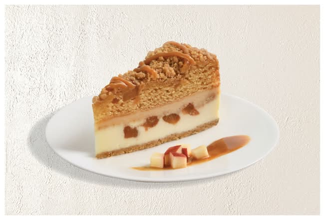 Caramel Apple Crunch Cheesecake