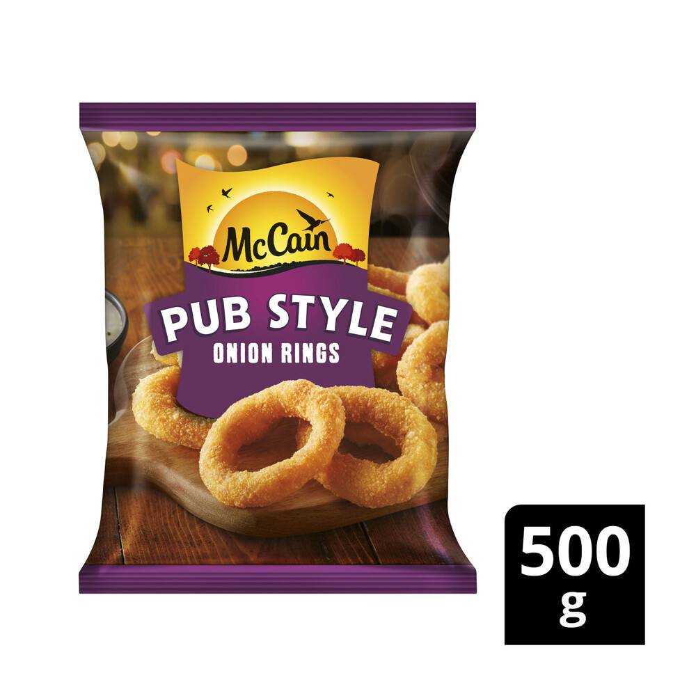 Mccain Pub Style Onion Rings 500g
