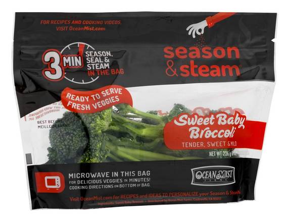 Ocean Mist Farms Season & Steam Sweet Baby Broccoli (8 oz)