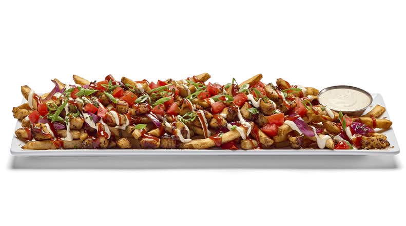 Frites toutes garnies au poulet shawarma/Loaded Chicken Shawarma Fries