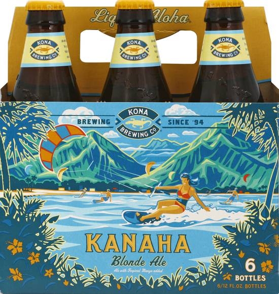 Kona Brewing Co. Kanaha Domestic Blonde Ale Beer (6 ct, 12 fl oz)