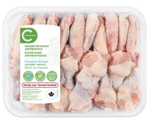 Compliments Canadian Raised Chicken Poulet Wings (0.5 kg)