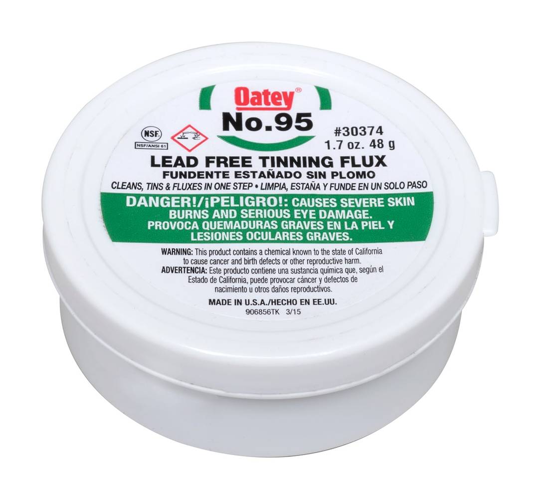 Oatey Lead Free Solder Tinning Flux Paste