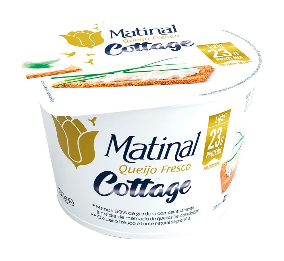 Matinal - Queijo fresco cottage magro, 180g