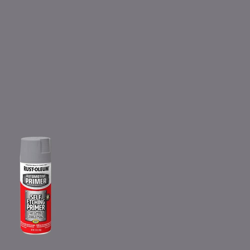 Rust-Oleum Automotive Self Etching Flat Gray Spray Primer (NET WT. 12-oz) | 249322