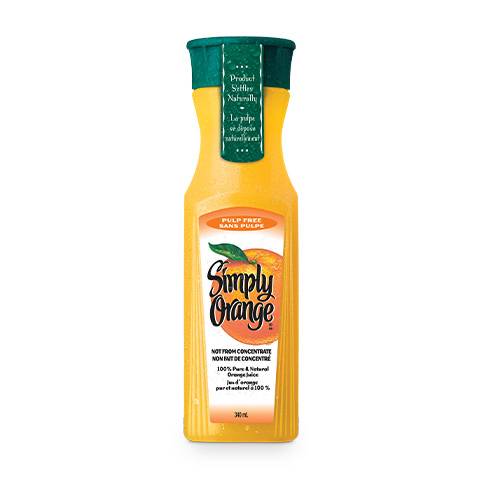 Simply Orange Juice Pulp Free 340ml