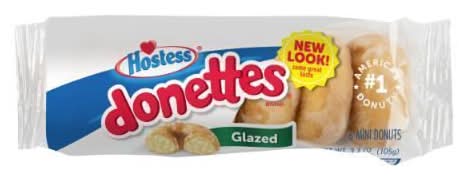 Hostess Donettes Glazed 6 Count 3.7 oz