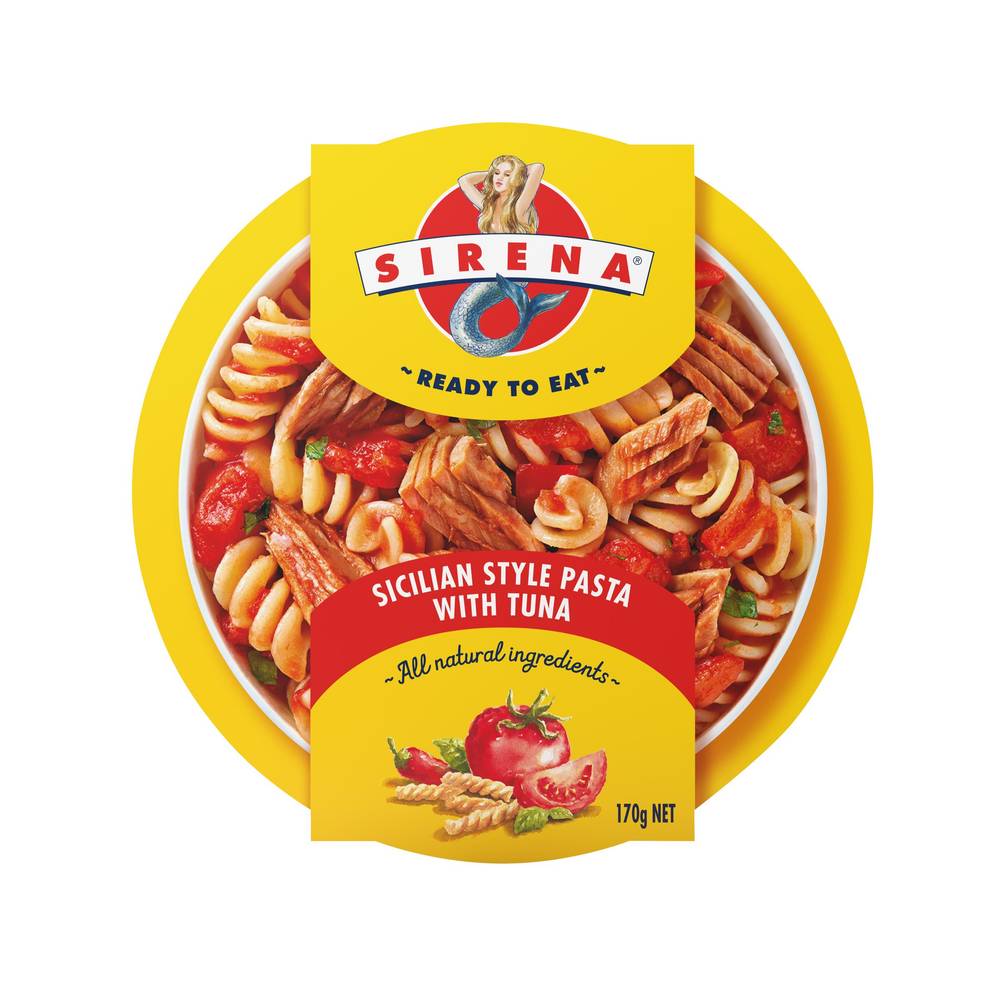 Sirena Ready To Eat Sicilian Style Pasta With Tuna (170g)