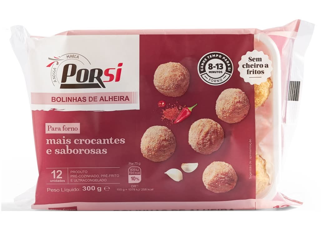 PorSi - 12 Bolinhas de alheira para forno, 300 g