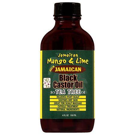 JAMAICAN MANGO & LIME Black Castor Oil Tea Tree - 4.0 oz